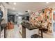 Open concept living space showcasing a kitchen, living room, and eclectic decor at 1184 Metropolitan Sw Pkwy, Atlanta, GA 30310