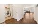 Convenient laundry room adjacent to the open-concept living area with modern washer and dryer at 2030 Vidalia Ct, Dacula, GA 30019
