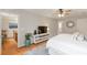 Comfortable main bedroom with hardwood floors, a ceiling fan, and lots of space at 3167 Northbrook Dr, Atlanta, GA 30341