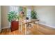 Bright office space with hardwood floors, large windows, and natural light at 6360 Brookline Ct, Cumming, GA 30040