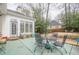 Outdoor patio with seating area at 6360 Brookline Ct, Cumming, GA 30040