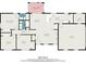 This is a detailed floor plan of the home layout and dimensions of each room at 999 Chestnut Oak Ct, Lawrenceville, GA 30046