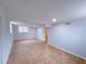 The basement offers a large open space at 341 Baggett Cir, Lawrenceville, GA 30044