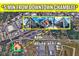 Aerial view of property, noting a brief 5-minute drive to Downtown Chamblee attractions at 2002 Wingate Rd, Atlanta, GA 30341