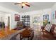 Inviting living room with hardwood floors, comfortable seating and open access to other rooms at 2653 Brookwood Ne Dr, Atlanta, GA 30305