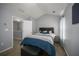 Comfortable bedroom with plush carpet, neutral walls, and overhead lighting at 5381 Briar Creek Ln, Norcross, GA 30071