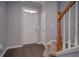 Welcoming entryway with hardwood floors, white doors, and natural light at 5381 Briar Creek Ln, Norcross, GA 30071