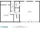 Floorplan of the first level of the house layout at 305 Bridgewater Ter, Canton, GA 30115