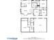 Complete floorplan of both floors of the house layout at 305 Bridgewater Ter, Canton, GA 30115