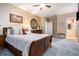 Bedroom showcasing an en suite bathroom and neutral wall colors at 4040 Annecy Dr, Atlanta, GA 30331