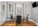 Bright breakfast nook with a modern light fixture and a view of the outdoors at 4040 Annecy Dr, Atlanta, GA 30331