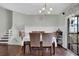 Cozy dining room with a stylish table, chair set, and decor, perfect for Gathering meals at 618 Jenmarie Sw Dr, Mableton, GA 30126