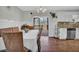 Elegant dining room featuring a large table, stylish decor, and access to the outdoor space at 618 Jenmarie Sw Dr, Mableton, GA 30126