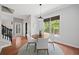 Cozy breakfast nook with a round table, seating for four, and a large window with a view at 2742 Oak Village Trl, Decatur, GA 30032