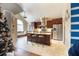 Spacious kitchen with stainless steel appliances, granite countertops, and a central island with seating at 4558 Bronte Ln, Douglasville, GA 30135