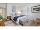 Serene bedroom with hardwood floors, and natural light at 595 Ridgecrest Ne Rd, Atlanta, GA 30307