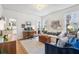 Light-filled living room with hardwood floors and charming decor at 595 Ridgecrest Ne Rd, Atlanta, GA 30307