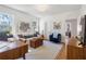 Inviting living room with hardwood floors, natural light, and stylish furnishings at 595 Ridgecrest Ne Rd, Atlanta, GA 30307