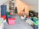 Unfinished attic featuring ample storage space and natural light at 3533 Saddlebrook Dr, Loganville, GA 30052
