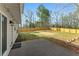 Spacious backyard featuring a concrete patio and a full wooden fence, offering privacy and outdoor enjoyment at 1007 Crown River Pkwy, Mcdonough, GA 30252