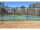 Community tennis courts ready for a game with well-maintained playing surface and fencing at 1007 Crown River Pkwy, Mcdonough, GA 30252