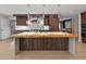 Kitchen island with new appliances, modern cabinets, and countertops, adding beauty and utility to the kitchen at 2153 Starfire Drive Ne Dr, Atlanta, GA 30345