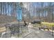 Outdoor patio area with seating and grill at 316 Silverwood Dr, Dallas, GA 30157