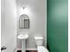 Stylish powder room with modern fixtures and minimalist design at 7104 Skippingstone Way, Douglasville, GA 30134