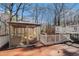 Relaxing deck featuring a gazebo and stairway to upper level of property at 146 Crowell Se Rd, Conyers, GA 30094