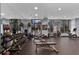 This well-equipped gym features weights, machines, and mirrored walls at 2828 Peachtree Nw Rd # 1402, Atlanta, GA 30305