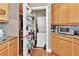 Convenient laundry closet with stacked washer and dryer at 2828 Peachtree Nw Rd # 1402, Atlanta, GA 30305