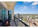 Balcony with outdoor seating and great views of the city and surrounding residential areas at 4561 Olde Perimeter Way # 2609, Atlanta, GA 30346