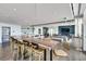 A large amenity space with bar, dining, and lounge area at 923 Peachtree Ne St # 1628, Atlanta, GA 30309