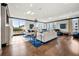 Bright, open living area with hardwood floors, large windows, and modern decor at 270 17Th Nw St # 2804, Atlanta, GA 30363