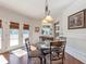 Cozy breakfast nook bathed in natural light with backyard access, perfect for casual dining at 525 Waters Way, Fayetteville, GA 30215