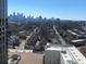 Expansive city skyline view overlooking the surrounding neighborhood from a high-rise building at 361 17Th Nw St # 1717, Atlanta, GA 30363