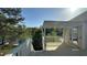 Outdoor deck with white railings overlooking the lake at 2820 Skye Ter, Duluth, GA 30096