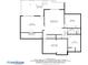 Basement floorplan showcases bedroom, rec room, exercise area, and storage at 330 Meadowcrest Cir, Canton, GA 30115