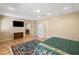 Cozy bedroom with finished basement. Includes entertainment area and storage at 330 Meadowcrest Cir, Canton, GA 30115