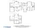 Detailed floor plan of all levels of a home including garage, covered deck, living room and other rooms with dimensions at 330 Meadowcrest Cir, Canton, GA 30115