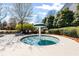 Charming circular kiddie pool with a fun mushroom fountain, offering a safe and playful water area at 330 Meadowcrest Cir, Canton, GA 30115