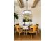 Charming dining room with wooden accents and stylish light fixture at 6055 Tattnall Overlook, Acworth, GA 30101