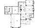 Detailed floor plan showcasing the layout of the home with key room dimensions at 6055 Tattnall Overlook, Acworth, GA 30101
