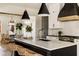 Stylish kitchen with a large island, modern appliances, and a breakfast nook, ideal for Gathering meals at 6055 Tattnall Overlook, Acworth, GA 30101