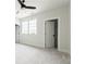 Bedroom with neutral carpet, white trim, and ceiling fan at 64 Telfair Ct, Acworth, GA 30101
