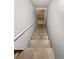 Stairway leading to basement with unfinished stairs at 4963 Arbor View Nw Pkwy, Acworth, GA 30101