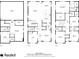 Detailed floor plan showcasing layout of all three stories of the home at 1055 Ormewood Se Ave, Atlanta, GA 30316