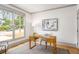 Bright home office featuring a large window with natural light and hardwood floors at 1055 Ormewood Se Ave, Atlanta, GA 30316