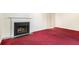 Cozy living room featuring a fireplace and red carpet at 1947 Phillips Lake Blf, Lithonia, GA 30058