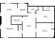 Detailed basement floor plan with recreation room, rooms, and kitchen dimensions at 5277 Cardinal Nw Ln, Lilburn, GA 30047